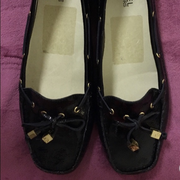Michael Kors Patent Leather Gold hardware Loafers - Picture 1 of 5